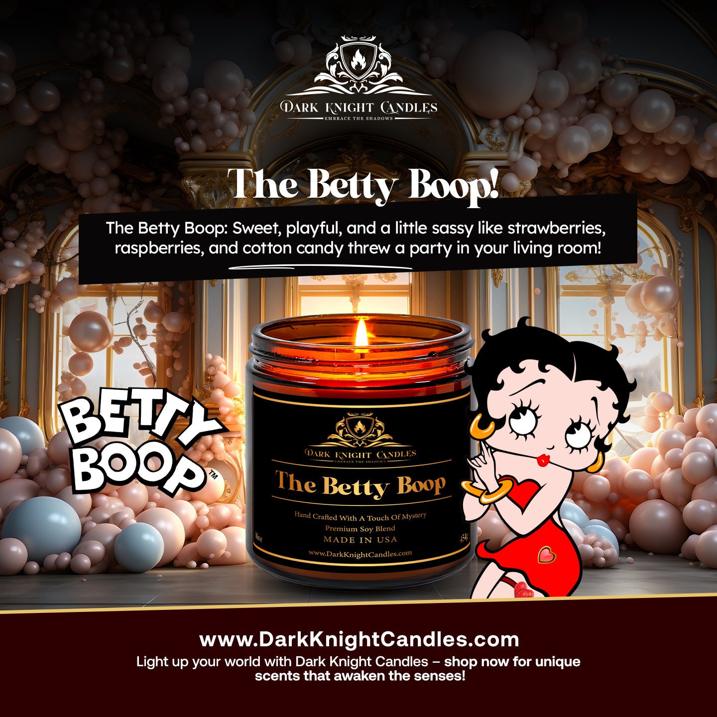 The Betty Boop Candle