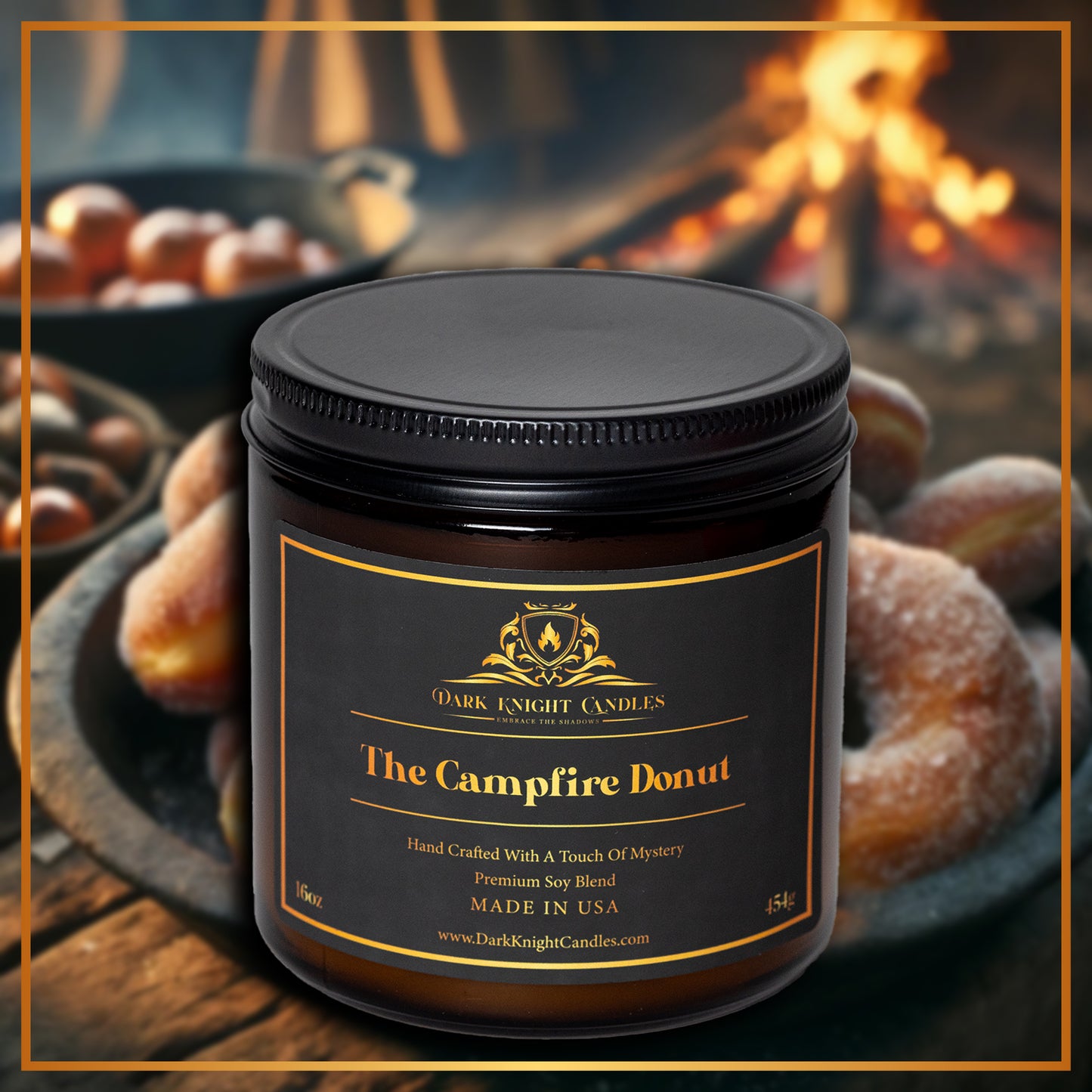 The Campfire Donut Candle