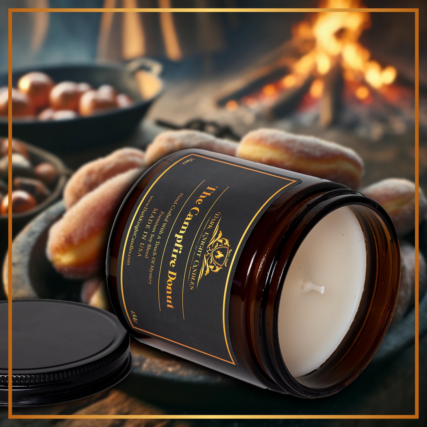 The Campfire Donut Candle