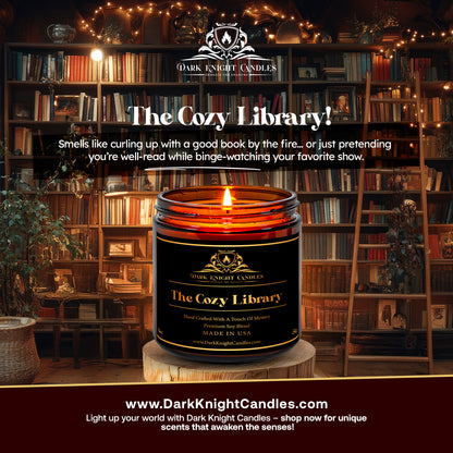 The Cozy Library Candle