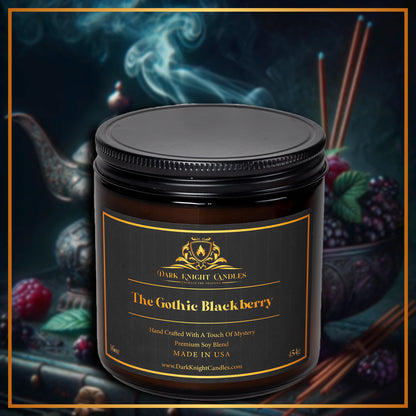 The Gothic Blackberry Candle