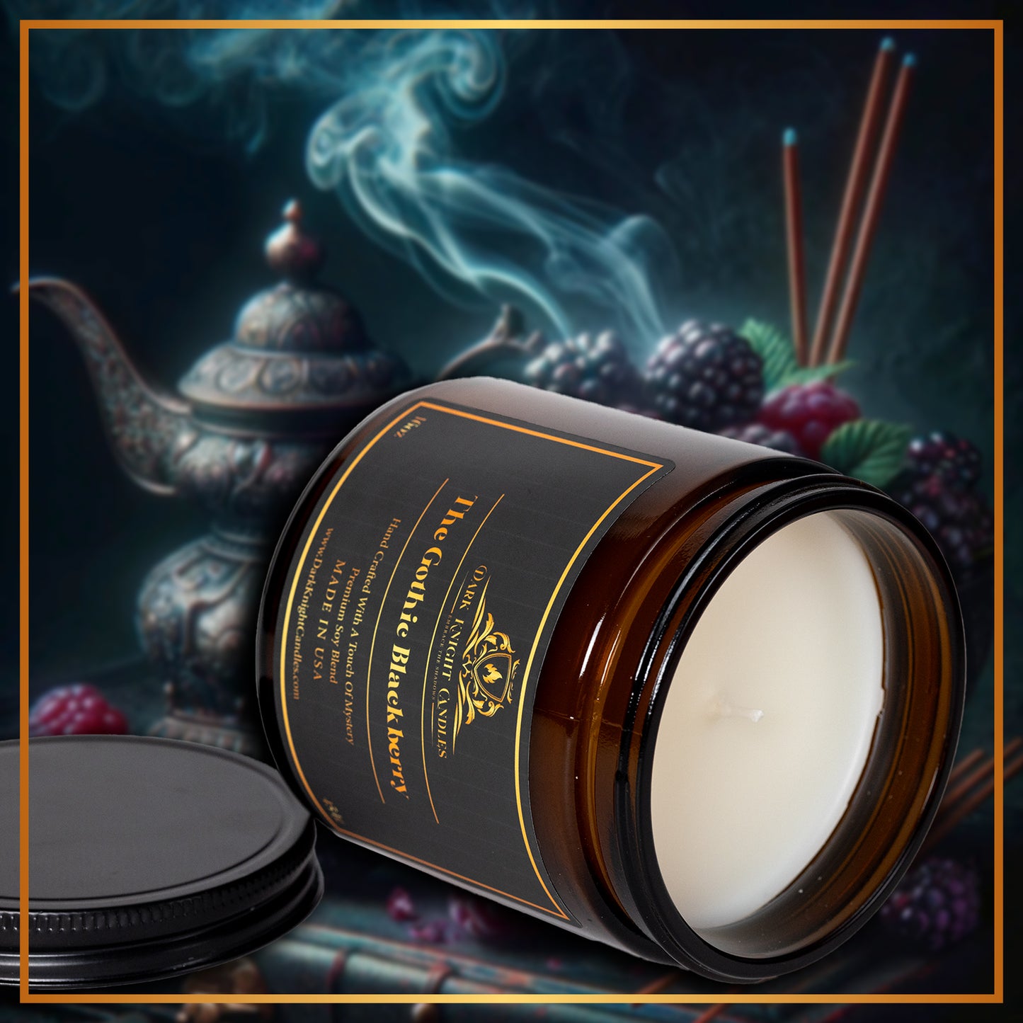 The Gothic Blackberry Candle