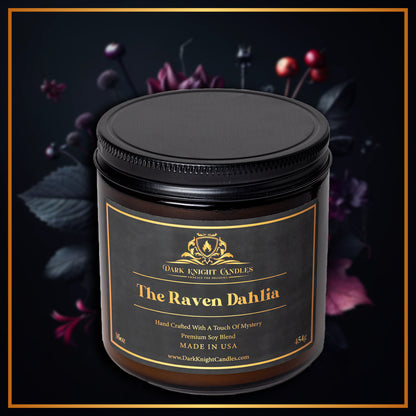 The Raven Dahlia Candle