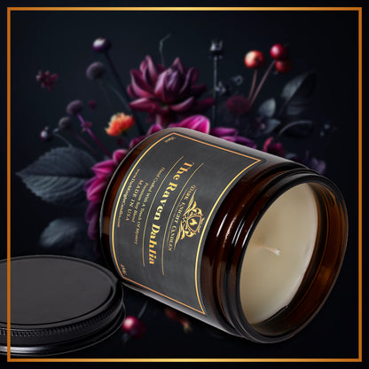 The Raven Dahlia Candle