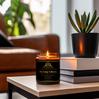 The Cozy Library Candle