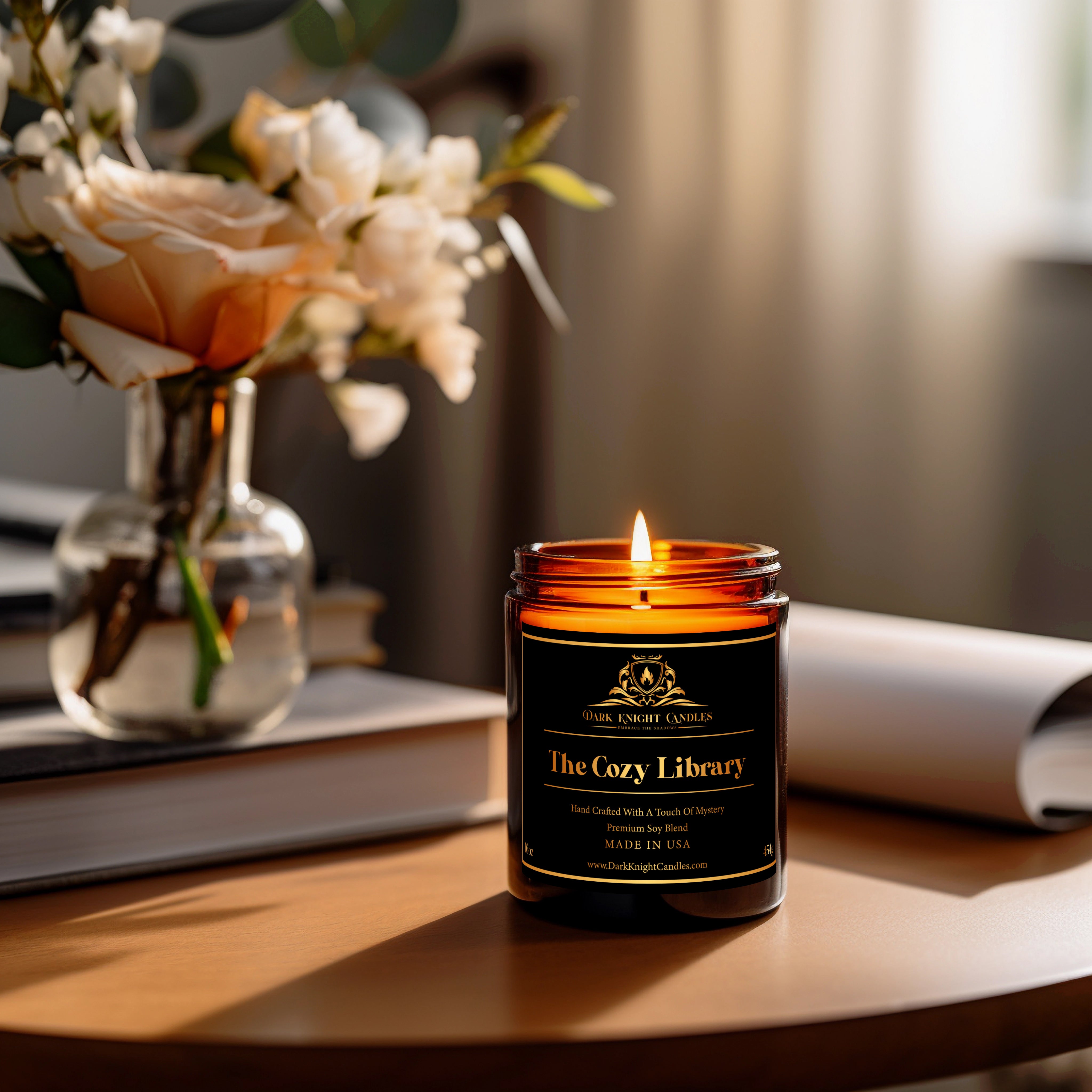 The Cozy Library Candle