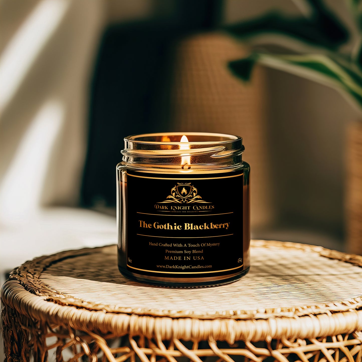 The Gothic Blackberry Candle