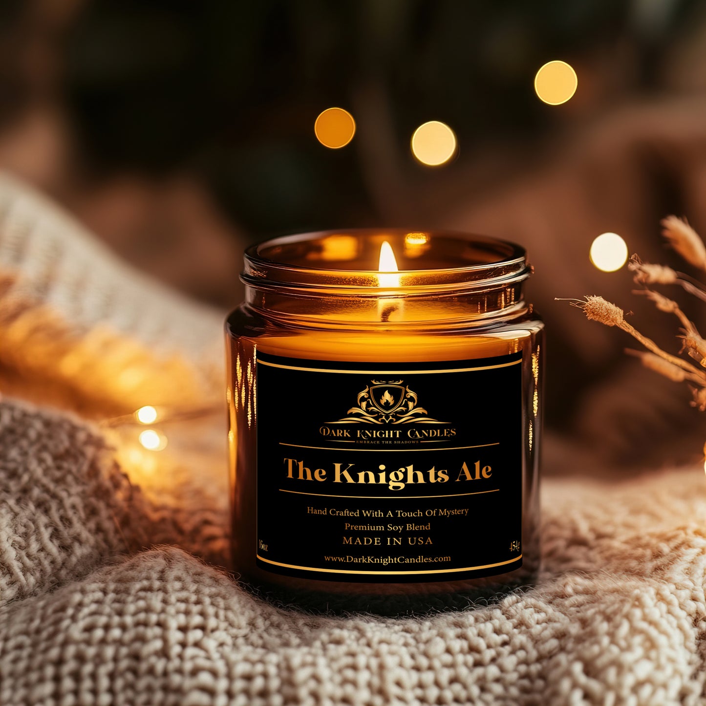 The Knights Ale Candle