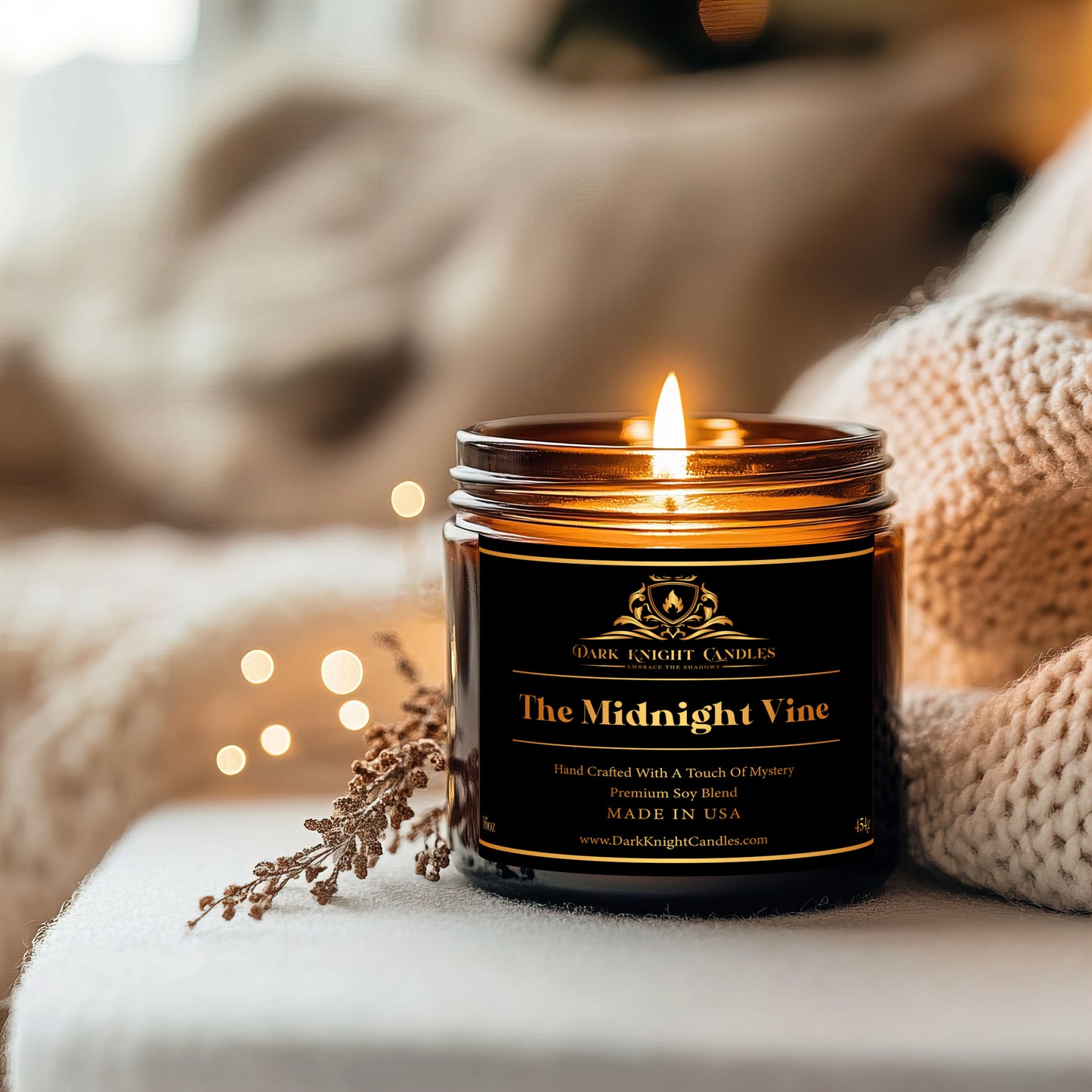 The Midnight Vine Candle