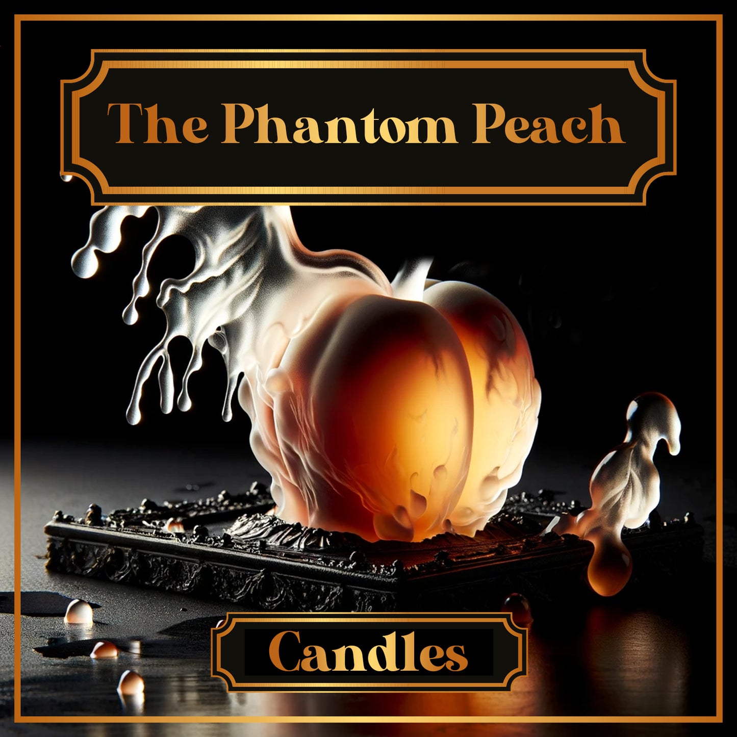 The Phantom Peach Candle