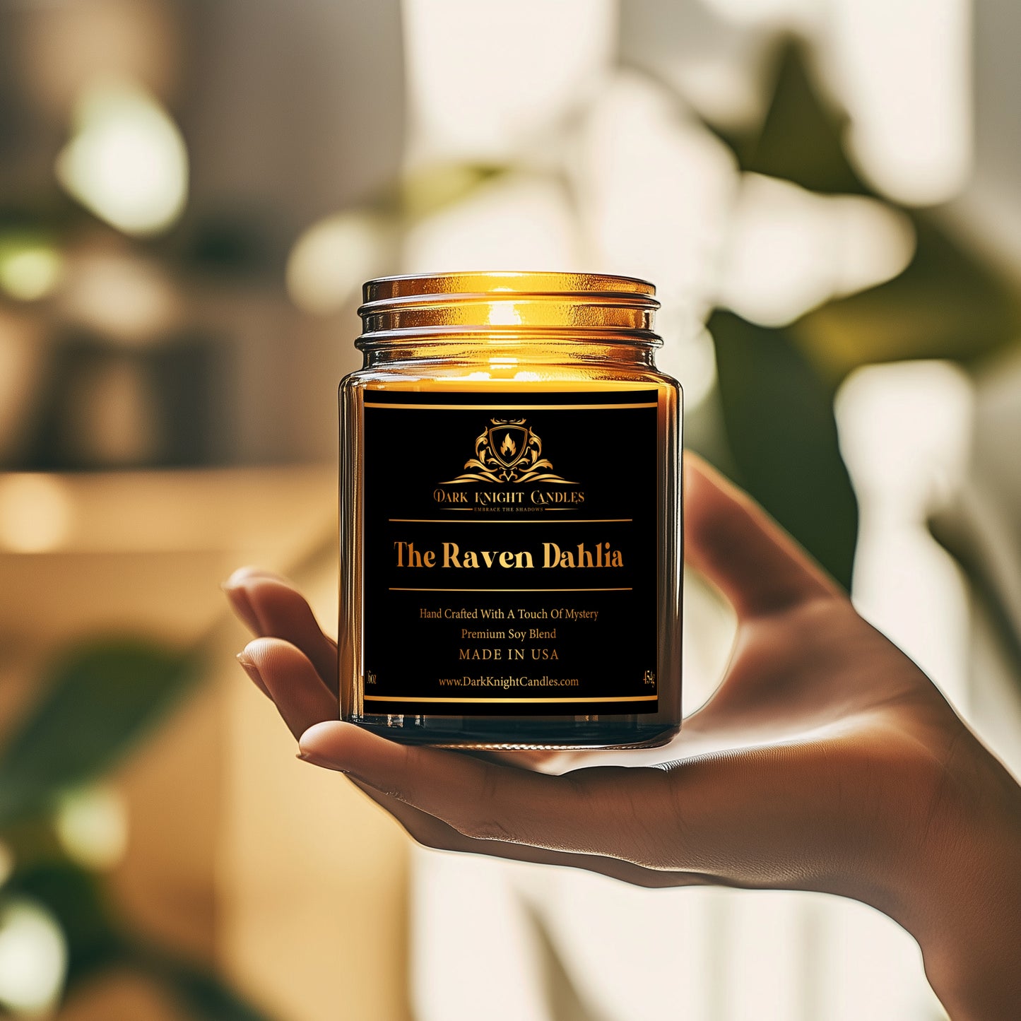 The Raven Dahlia Candle