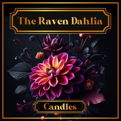 The Raven Dahlia Candle