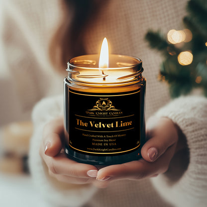 The Velvet Lime Candle