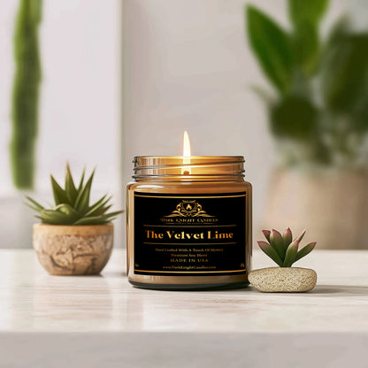 The Velvet Lime Candle