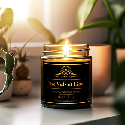 The Velvet Lime Candle