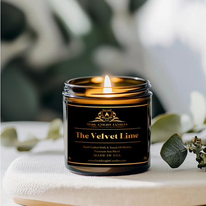 The Velvet Lime Candle