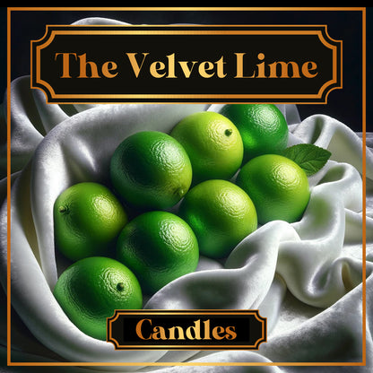 The Velvet Lime Candle