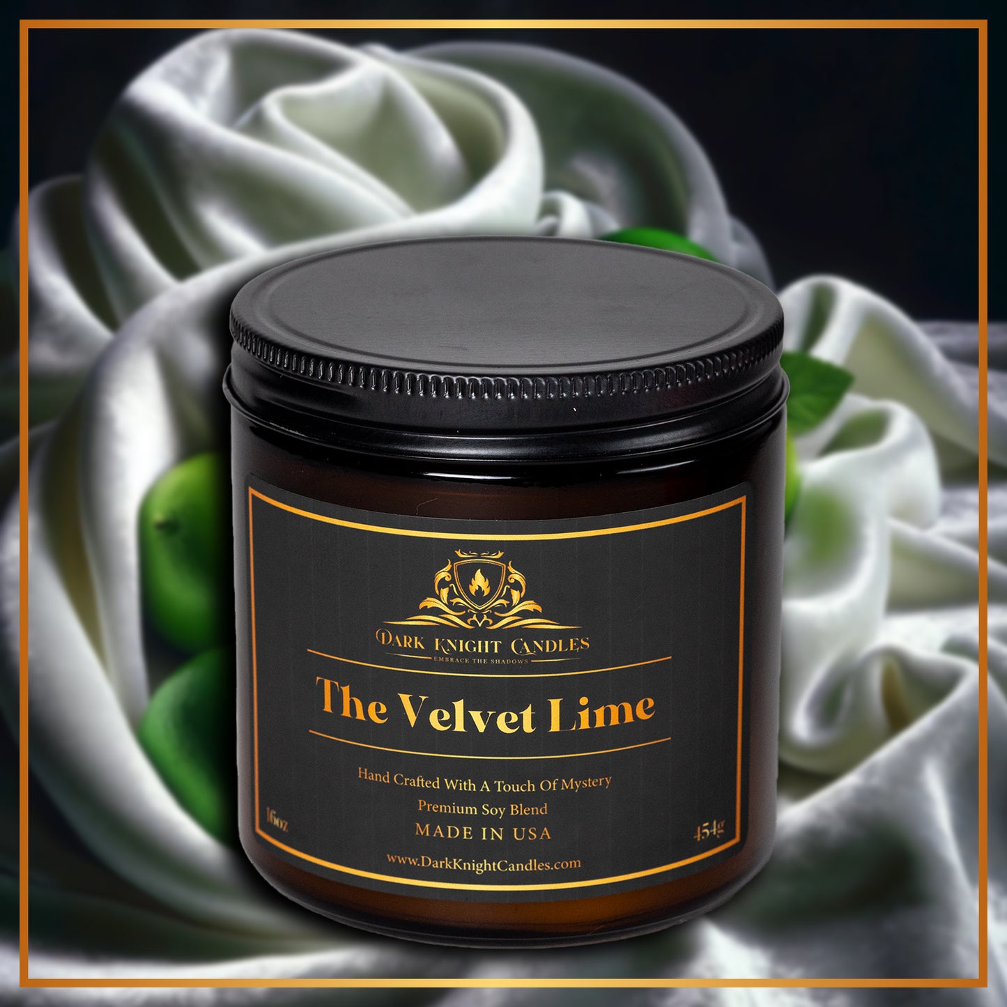 The Velvet Lime Candle