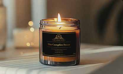 The Campfire Donut Candle