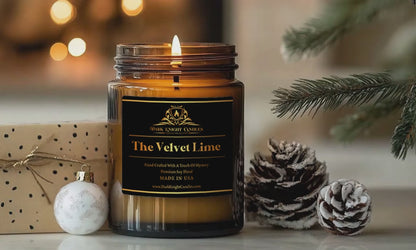 The Velvet Lime Candle